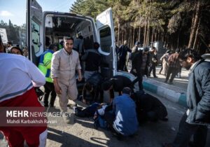 شهادت دومین امدادگر هلال‌احمر در حادثه تروریستی گلزار شهدای کرمان