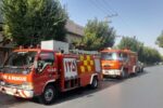 زیرزمین یک مرکز درمانی در سعادت آباد تهران طعمه حریق شد