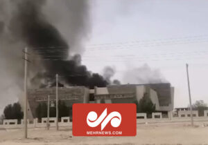 آتش‌سوزی در دانشکده علوم پزشکی ایرانشهر