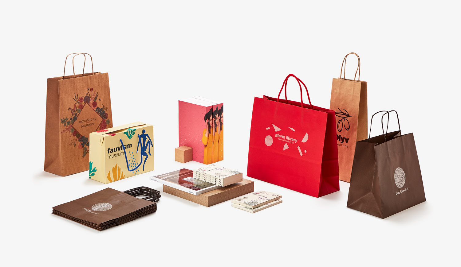 Branded paper bags custom printed | Pixartprinting