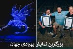بزرگترین نمایش پهپادی جهان
