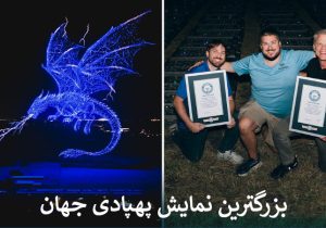 بزرگترین نمایش پهپادی جهان